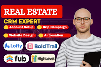 real estate operations setup, lofty real estate CRM boldtril followup boss