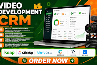setup video development crm keap clickup bitrix24 corteza yetiforce erpnext