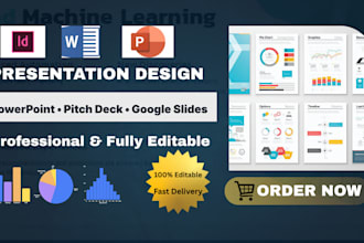 do powerpoint a4 presentation, pitch deck, google slides, master slide template