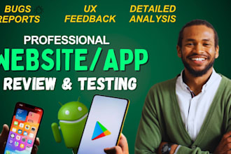 test your app and provide professional QA feedback