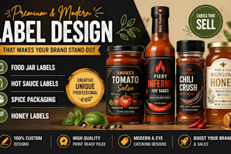 design a label for your product