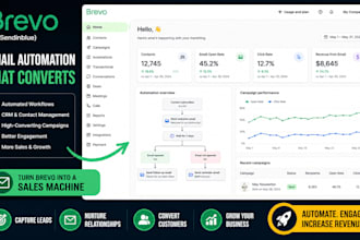 setup brevo email marketing automation newsletter campaigns brevo crm workflows