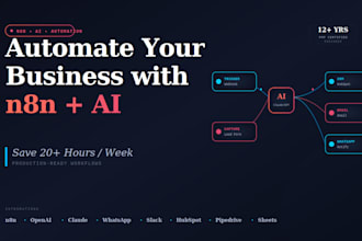build n8n automation workflows for your business with ai integration