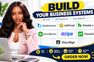 build buildertrend jobtread houzz pro quickbooks stripe pandadoc docusign