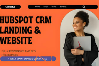 design, redesign, migrate or revamp hubspot website and landing page