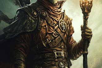do fantasy acharacter , fantasy, and horror character art