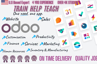 train and teach you how to use odoo and its functionality