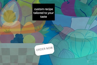 create a custom recipe tailored to your taste, diet, and lifestyle