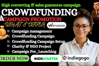 create and promote your crowdfunding gofundme campaign to attract donors