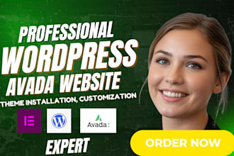 design avada wordpress website avada theme customization, redesign and fix avada