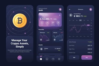 develop crypto wallet app crypto trading app exchange website fintech wallet app