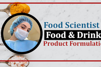 do food formulation, vitamin and product development formulation chemist