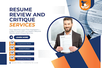 provide a professional resume review and critique to get you hired