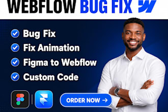 fix webflow bugs webflow website webflow cms expert webflow developer animation