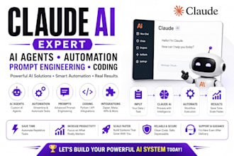 be your claude ai expert build ai agent prompt engineering ai automation coding