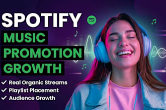 boost your spotify streams with organic music promotion
