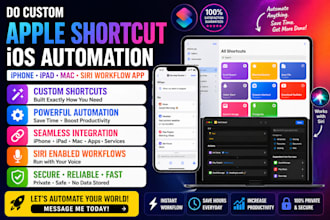 do custom apple shortcut ios automation iphone ipad mac siri workflow app