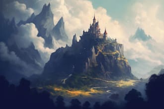 do amazing fantasy landscape
