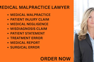 handle medical malpractice, diagnosis errors, and patient claim support