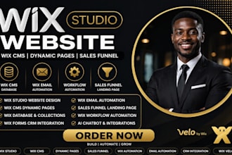 wix cms dynamic pages fix wix studio cms wix sales funnel landing page website