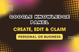 setup verify google knowledge panel for personal or business
