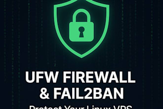 configure ufw firewall and fail2ban on your linux vps