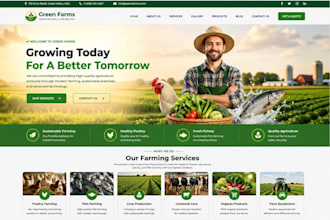 agriculture website, farm website, gardening website, poultry website