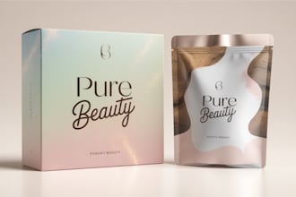 design creative box, pouch and label packaging design