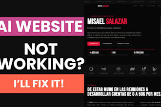 fix and optimize your ai generated website claude, chatgpt
