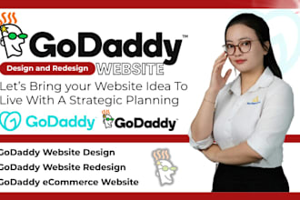 godaddy website redesign, godaddy website design and godaddy ecommerce website