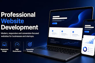 build a modern professional website for your business