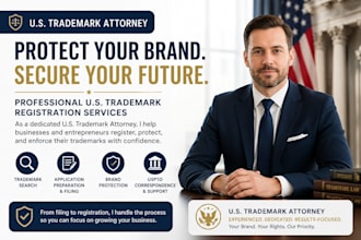 do  US trademark attorney, do trademark registration USA