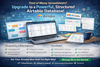 set up your airtable database and automate your workflow