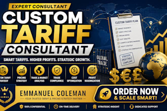 be your customs tariff consultant for hs code and import clearance