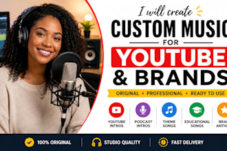 youtube brand songwriter vocalist intro podcast themes anthem educational song