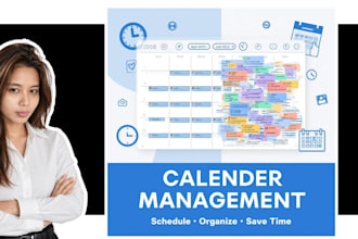 manage your calendar, schedule meetings and organize your time