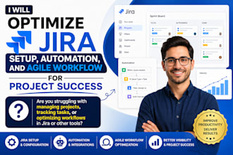 optimize jira setup, automation, and agile workflow for project success