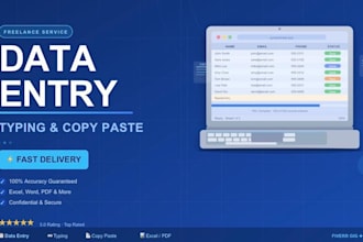 do data entry, typing and copy paste tasks fast