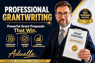 provide professional grant writing services and write powerful grant proposals