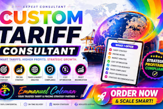 do customs tariff consultant for hs code, duty optimization, product compliance