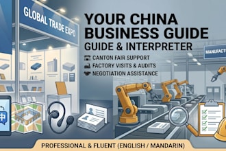 be your chinese business translator and trade show assistant