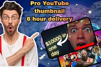 create clickbait youtube thumbnail in six hours