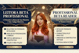 be your professional beta reader