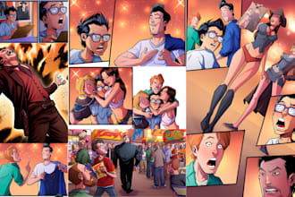 do comic book illustration graphic novel comic strip comic artist webcomic