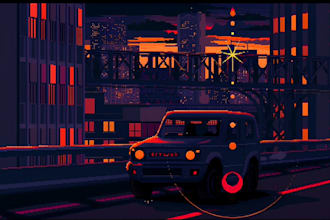 do pixel art background animation pixel character sprite sheet environment art