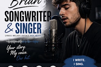 write and sing a full original song with lyrics and melody