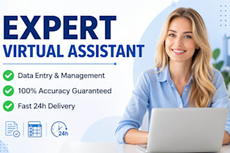 be your virtual assistant for data entry and document management