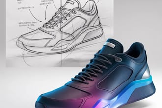 design high quality 3d footwear models and shoe for configurator