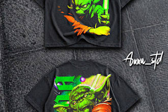 design comic style streetwear t shirt unique and original