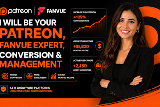 be your patreon, fanvue expert, management and conversions